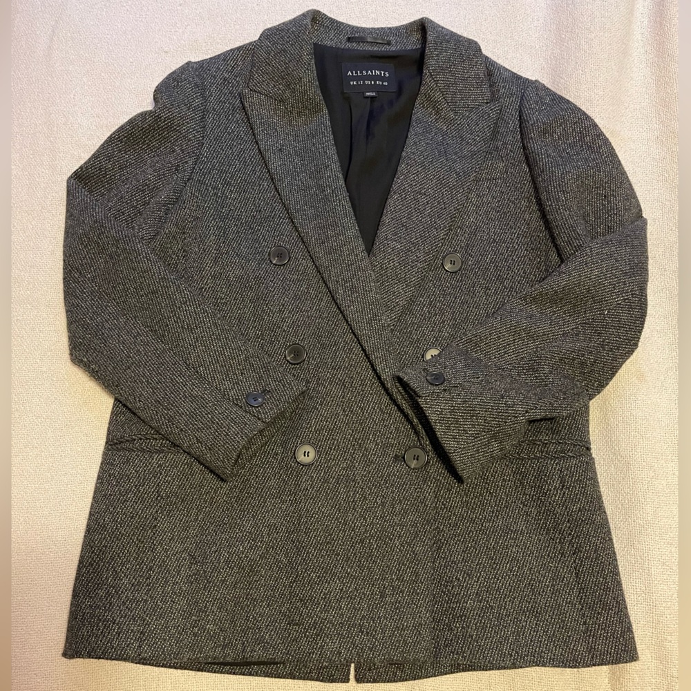 Allsaints Rowan Ilia Check Blazer